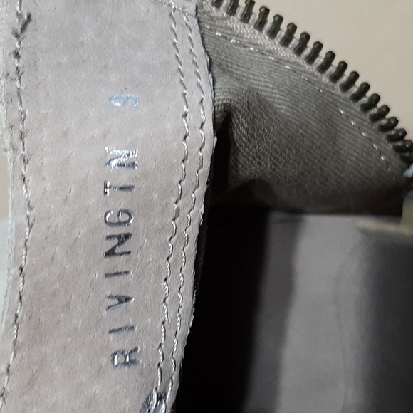 STEVE MADDEN LEATHER ANKLE BOOTS WOMEN'S ZIP BOTH SIDE - Picture 7 of 7